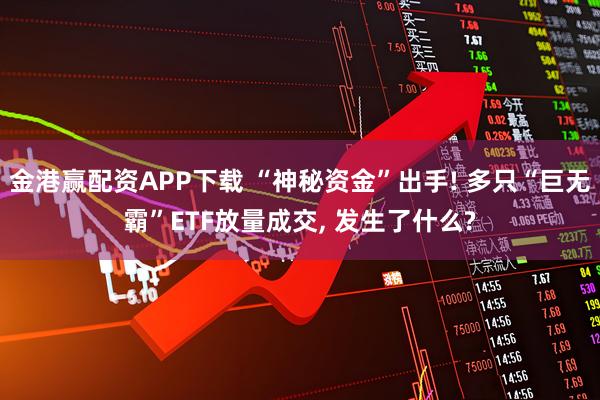 金港赢配资APP下载 “神秘资金”出手! 多只“巨无霸”ETF放量成交, 发生了什么?